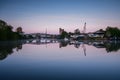 Sunrise at Sharpness Marina, Gloucestershire Royalty Free Stock Photo