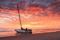 Sunrise Shipwreck Hatteras Seashore Outer Banks North Carolina Royalty Free Stock Photo