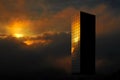 Sunrise skyscraper Royalty Free Stock Photo