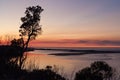 Sunrise at Snowy River, Marlo, Victoria, Australia Royalty Free Stock Photo