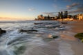 Sunrise at South Cronulla Beach in Sydney Royalty Free Stock Photo