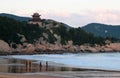 Sunrise at 1000 Steps Beach, Mount Putuo island, China