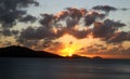 Sunrise with storm clouds