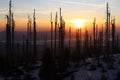 Sunrise in Sumava, PlechÃÂ½ mountain