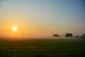 Sunrise summer morning Royalty Free Stock Photo