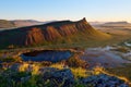 Sunrise on the Sunduki mountain range.