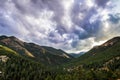 Sunrise Sunset on North Cheyenne Canyon Colorado Springs Royalty Free Stock Photo