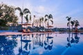 Sunrise at Swimming Pool