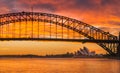 Sunrise Sydney Opera house.