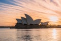 Sunrise on Sydney Opera House Sydney Australia.