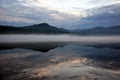 Sunrise at the Teletskoye lake