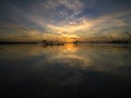 Sunrise at Thale Noi Waterfowl Park Thailand