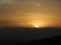 Sunrise time in the great himalaya . Landscape view of mountain