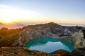 Sunrise on top of the Kelimutu, Flores, Indonesia Royalty Free Stock Photo