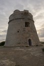 Sunrise at the tower of Sa Sal Rossa, Ibiza