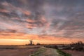 Sunrise at Tower Windmill Norfolk