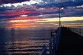 Sunrise pier atTumby Bay