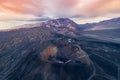 Sunrise in Ubehebe Crater. Death Valley., California Royalty Free Stock Photo