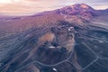 Sunrise in Ubehebe Crater. Death Valley., California Royalty Free Stock Photo