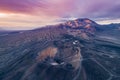 Sunrise in Ubehebe Crater. Death Valley., California Royalty Free Stock Photo