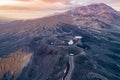 Sunrise in Ubehebe Crater. Death Valley., California Royalty Free Stock Photo