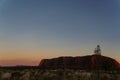 Sunrise at Uluru, ayers Rock, the Red Center of Australia, Australia Royalty Free Stock Photo