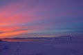 Sunrise at Valley Haukadalur, Iceland