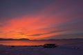 Sunrise at Valley Haukadalur, Iceland