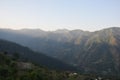 Dawn in the valleys of himachal