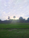 Sunrise at velodrom