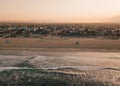 Sunrise at the Venice beach in Los Angeles Royalty Free Stock Photo