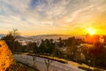 Sunrise over Vigo - Galicia, Spain Royalty Free Stock Photo