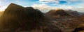 Buachaille etive mor, from beinn chrulaiste, Glen Coe, Scottish Mountains, Uk Royalty Free Stock Photo