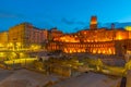 Sunrise view of Foro Traiano in Rome, Italy Royalty Free Stock Photo