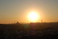 Sunrise view in Istanbul Turkey Royalty Free Stock Photo