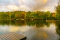 Sunrise view of the Lac Rond