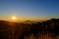 Sunrise view in the morning. Royalty Free Stock Photo