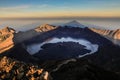 Sunrise View From Mt.Rinjani-Lombok,Indonesia,Asia Royalty Free Stock Photo