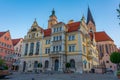 Sunrise view of the old town hall in Ingolstadt, Germany