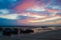 Sunrise view of PhiPhi island Royalty Free Stock Photo