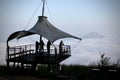 Sunrise view point at Nandi Hills.