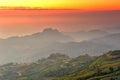 Sunrise from view point of Phutabberk Royalty Free Stock Photo