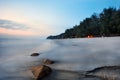 Sunrise view at seaside Kuantan Malaysia