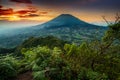 Sunrise view at telomoyo mountain 2 Royalty Free Stock Photo