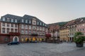 Sunrise view of the town hall in Heidelberg, Germany