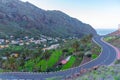 Sunrise view of Valle Gran Rey valley at La Gomera, Canary Islands, Spain