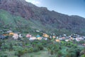 Sunrise view of Valle Gran Rey valley at La Gomera, Canary Islands, Spain