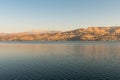 Sunrise views of the shores of Chelan Lake, Washington, USA. Royalty Free Stock Photo