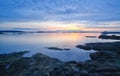 Sunrise, at a west coast marina