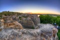 Sunrise At Writing-on-Stone Provincial Park In Alberta, Canada